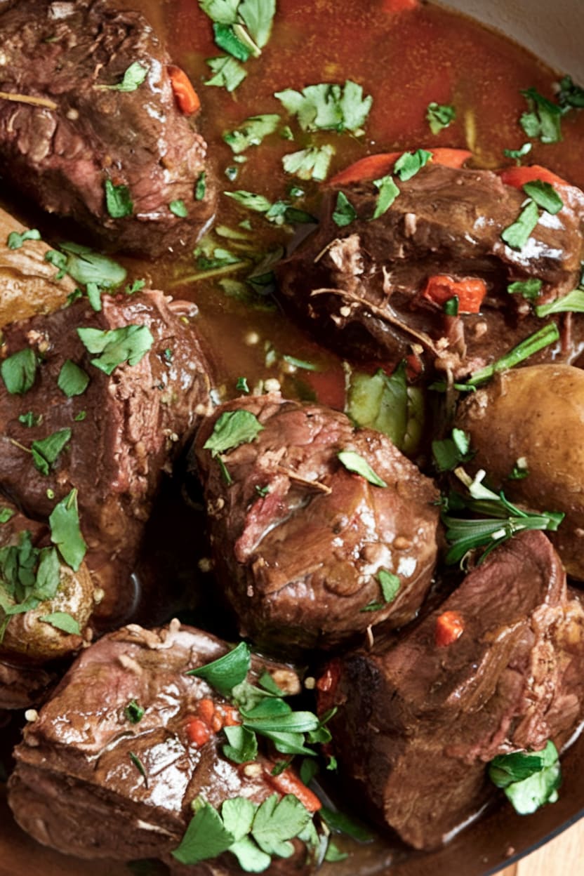 Rosemary Garlic Lamb Stew