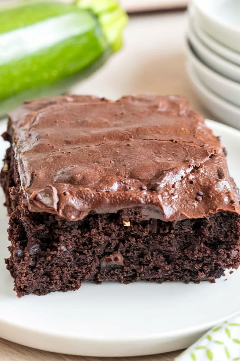 Chocolate Zucchini Brownies