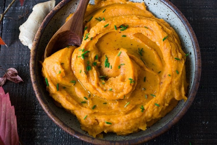 Mashed Sweet Potatoes with Ginger Recipe