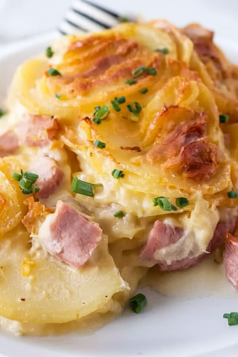 Scalloped Potatoes and Ham