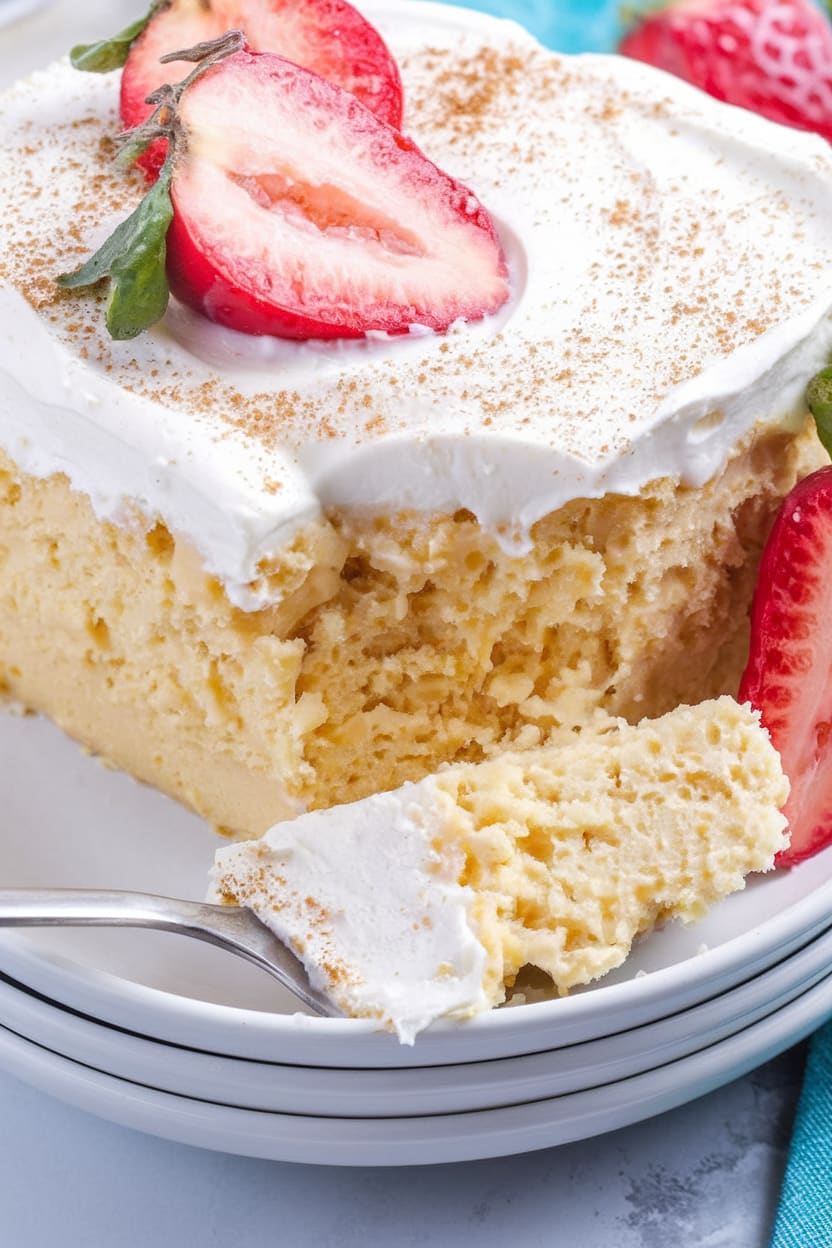 Tres Leches Cake with Cake Mix