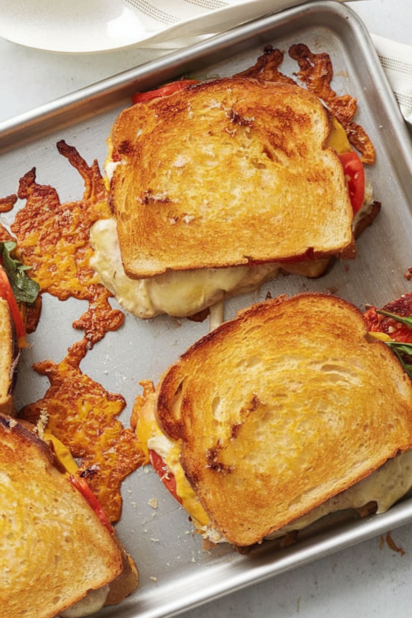Sheet-Pan Grilled Cheese