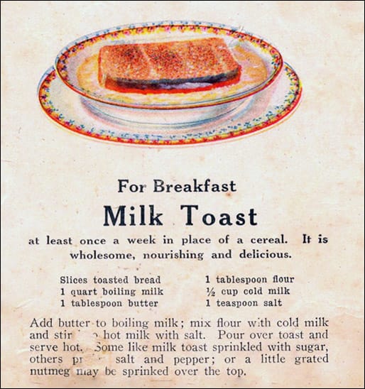 Milk Toast Recipe
