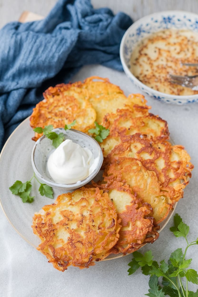 Polish Potato Pancakes (placki ziemniaczane)