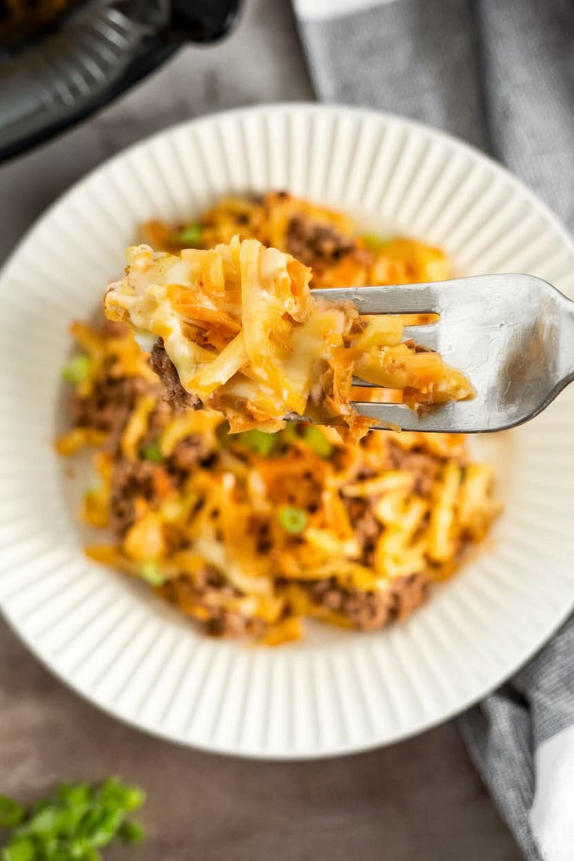 Taco Hashbrown Casserole