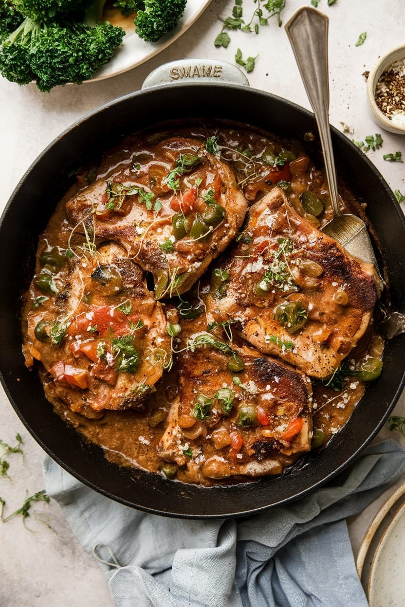Southern Smothered Pork Chops
