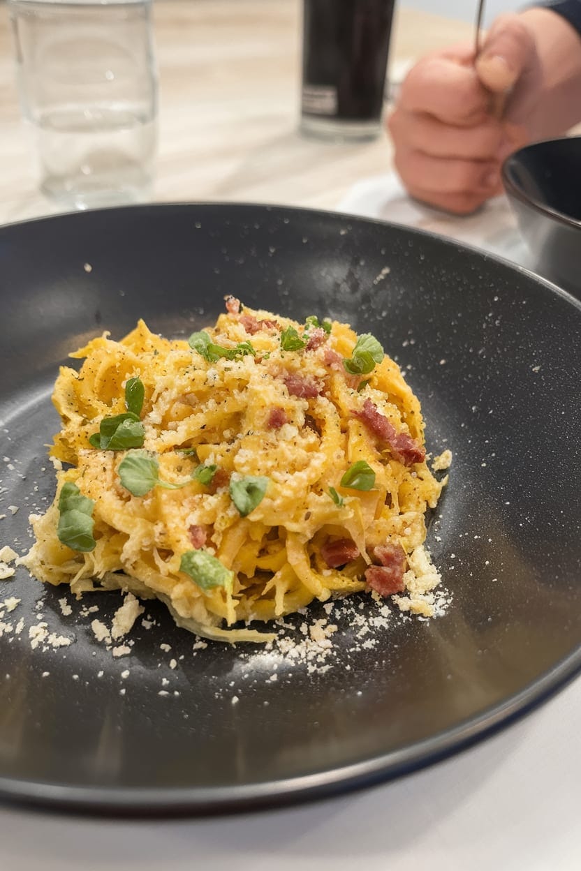 Spaghetti Squash Carbonara