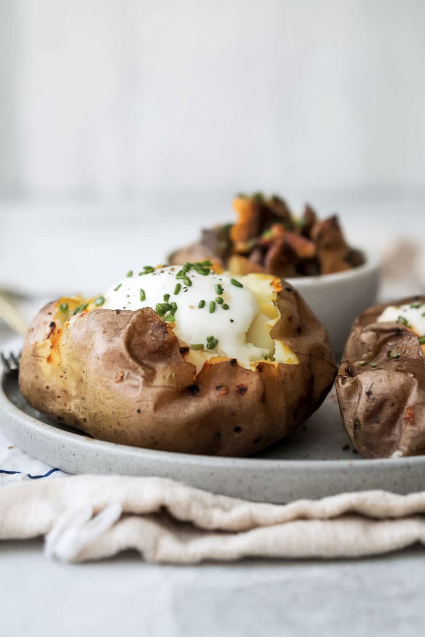 Microwave Baked Potatoes