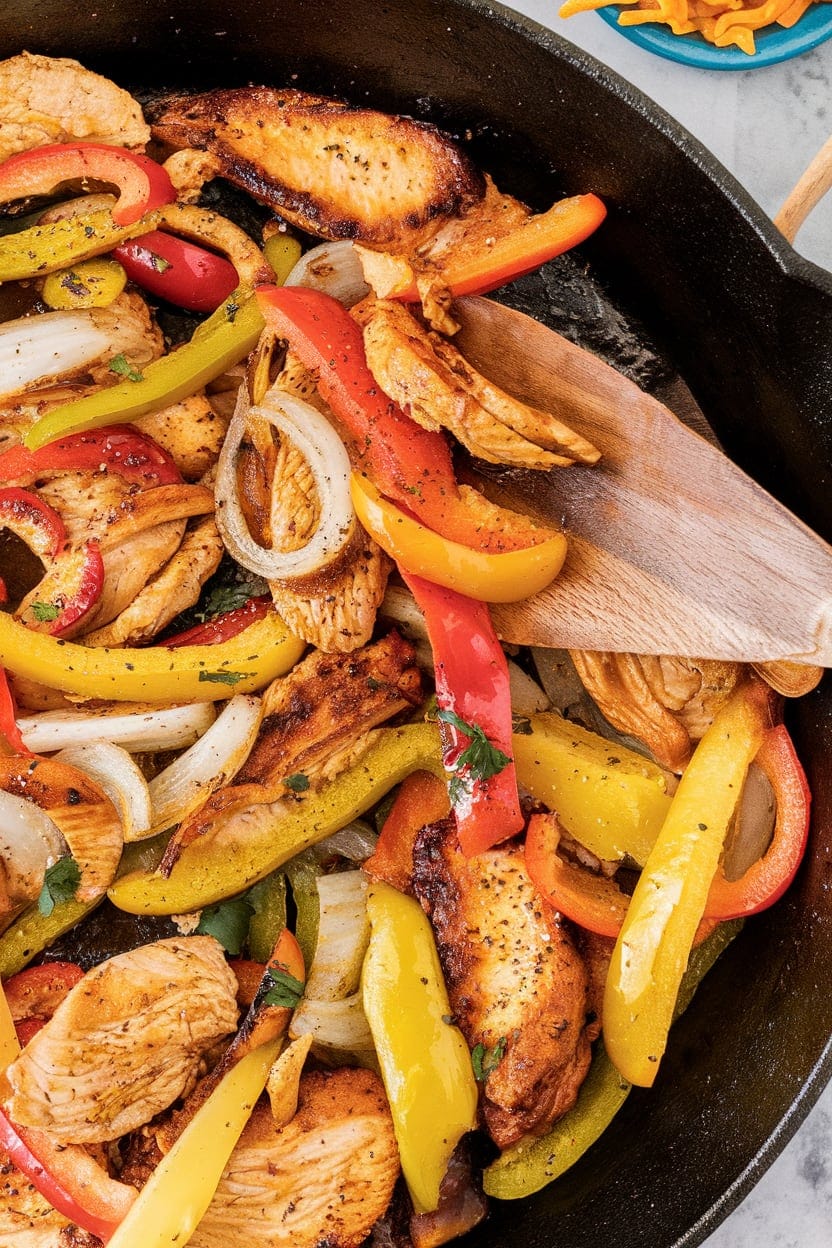 Skillet Chicken Fajitas