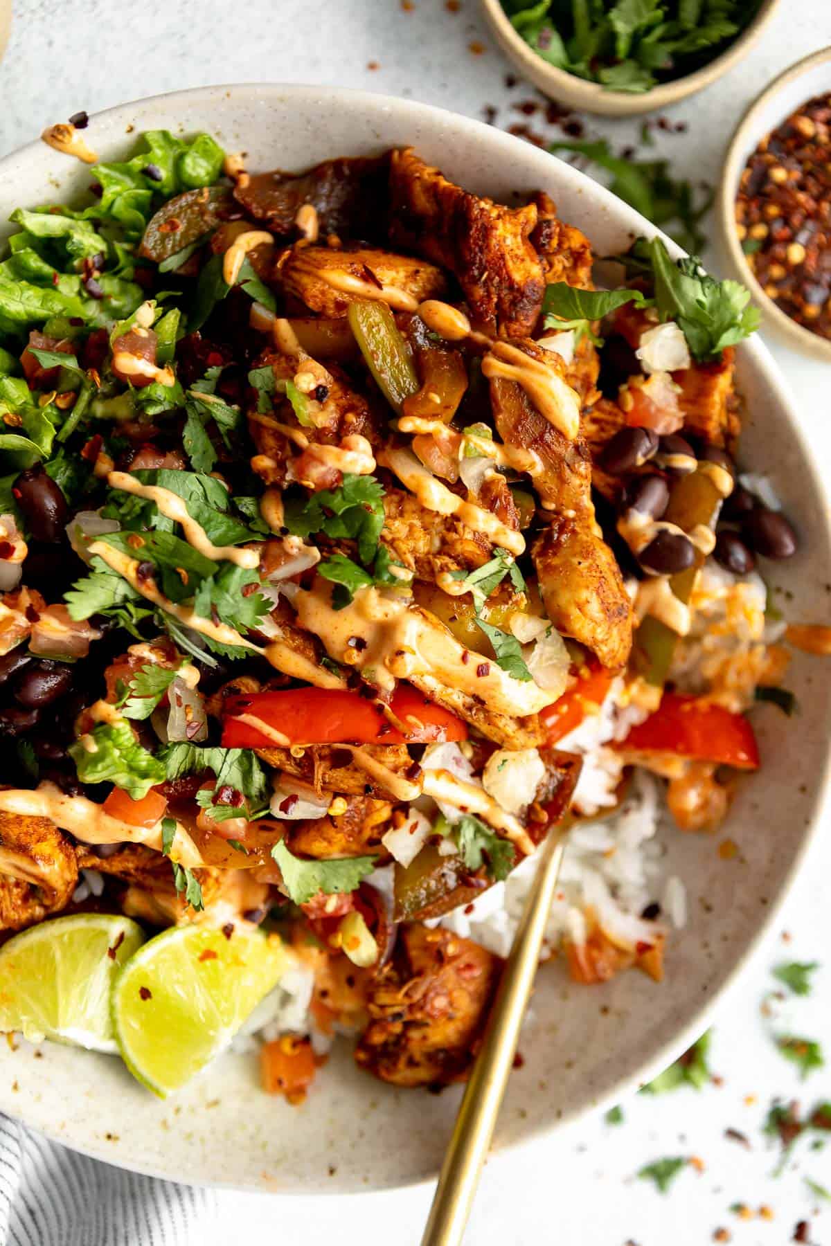 Chicken Fajita Bowls Recipe