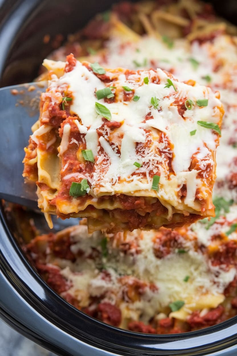 Slow Cooker Lasagna