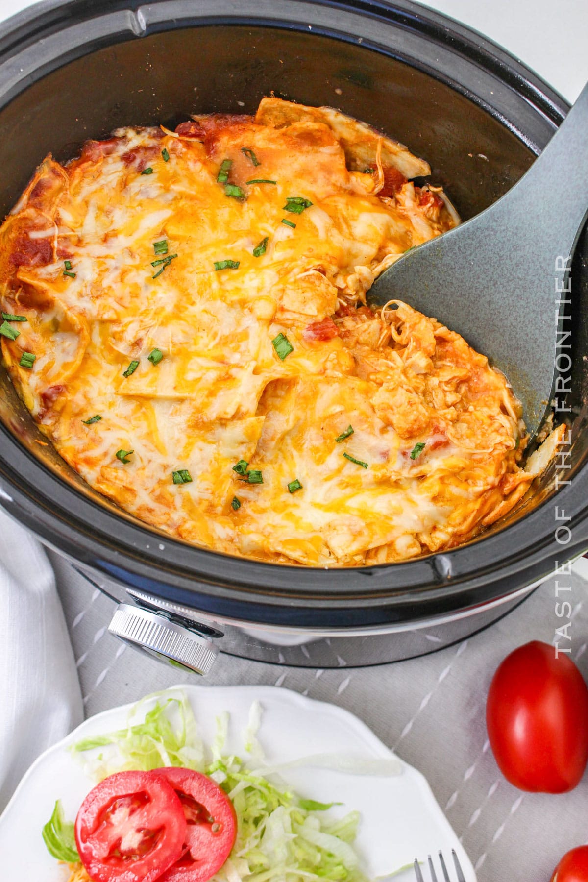 Chicken Enchilada Casserole Crockpot Recipe