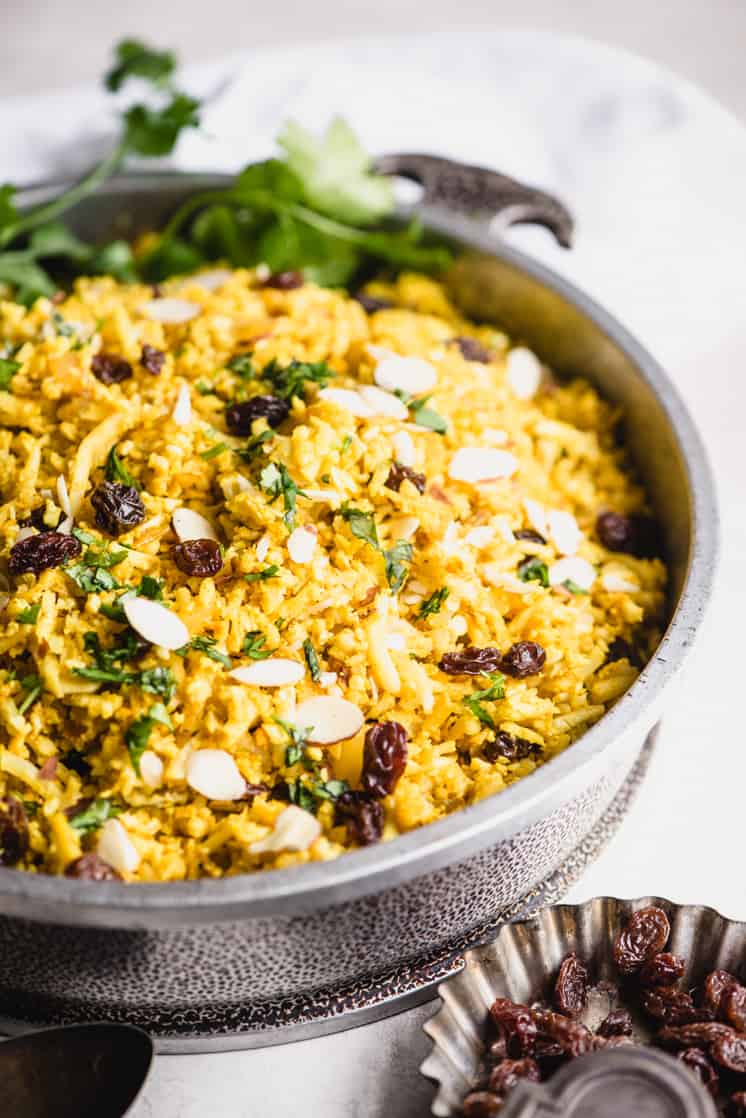 Cauliflower Rice with Curry Recipe