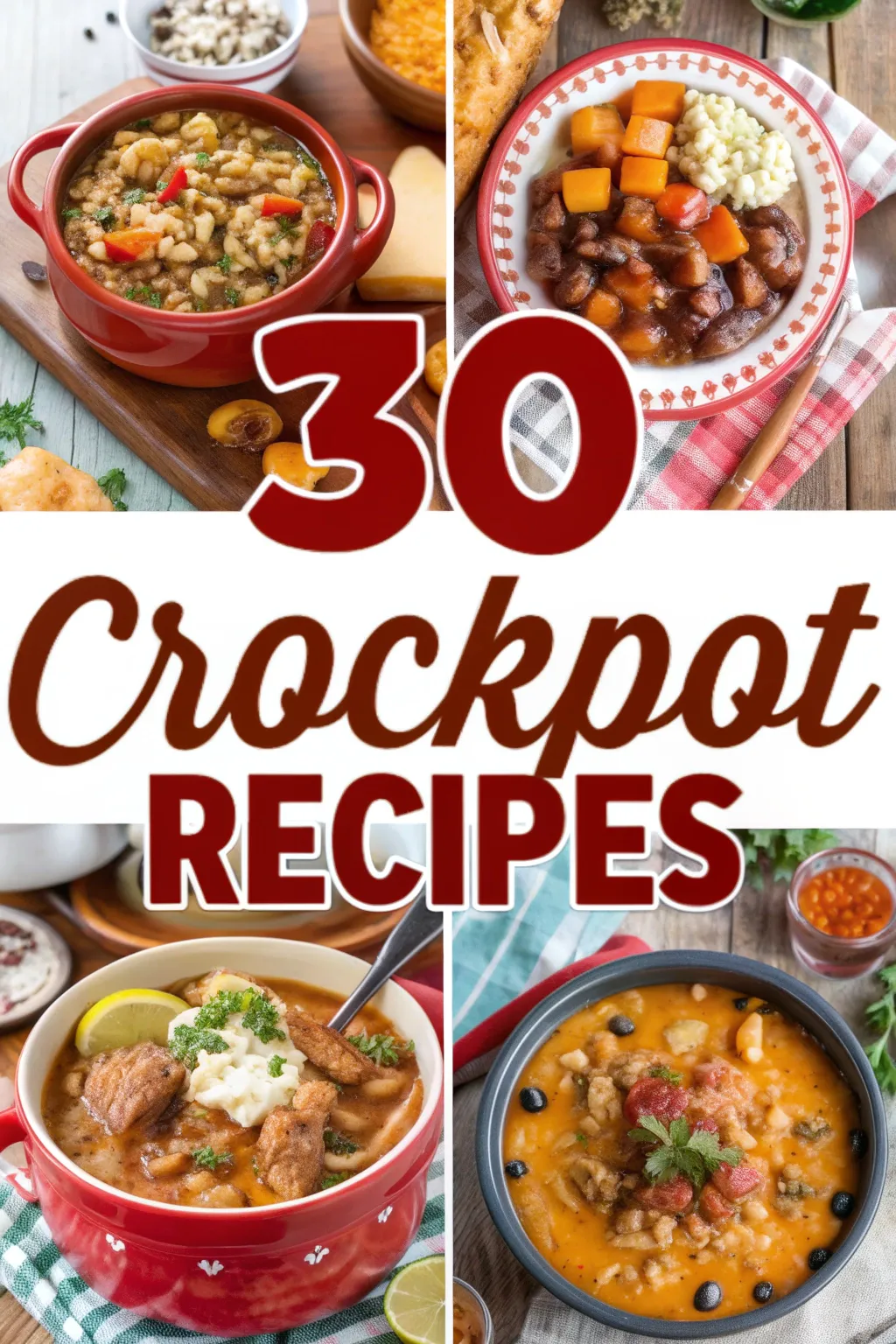 30 Crockpot Recipes