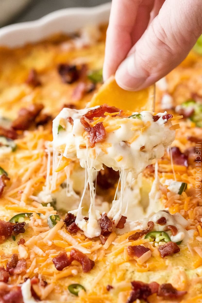 Cheesy Jalapeño Popper Dip