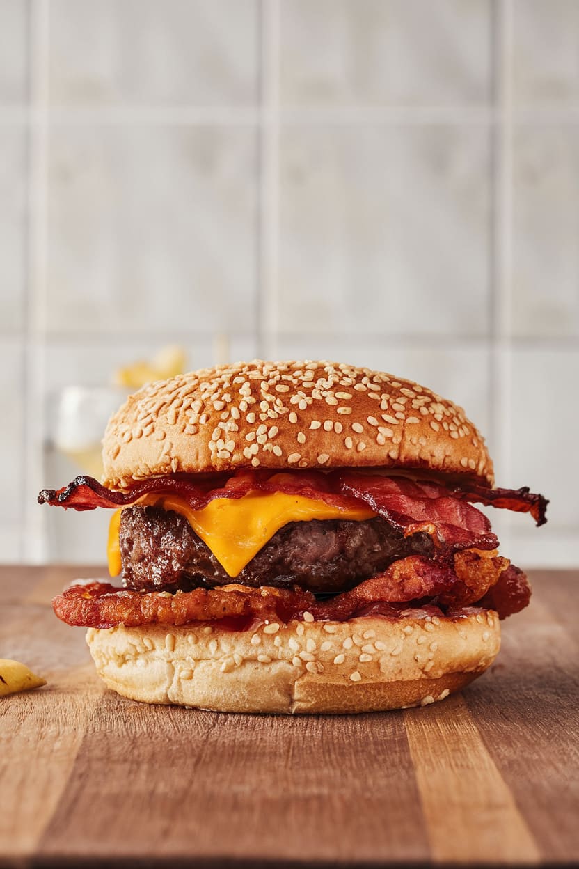 Western Bacon Cheeseburger