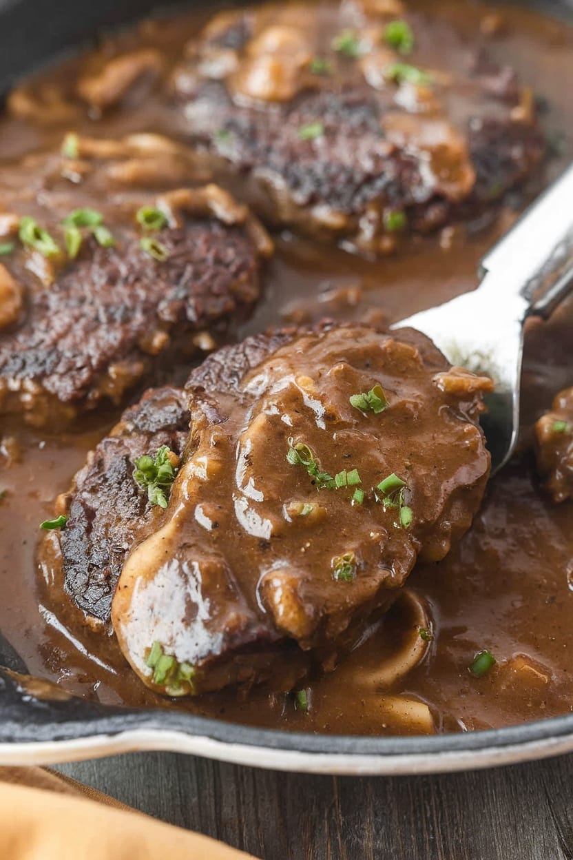 Salisbury Steak with Mushroom Gravy