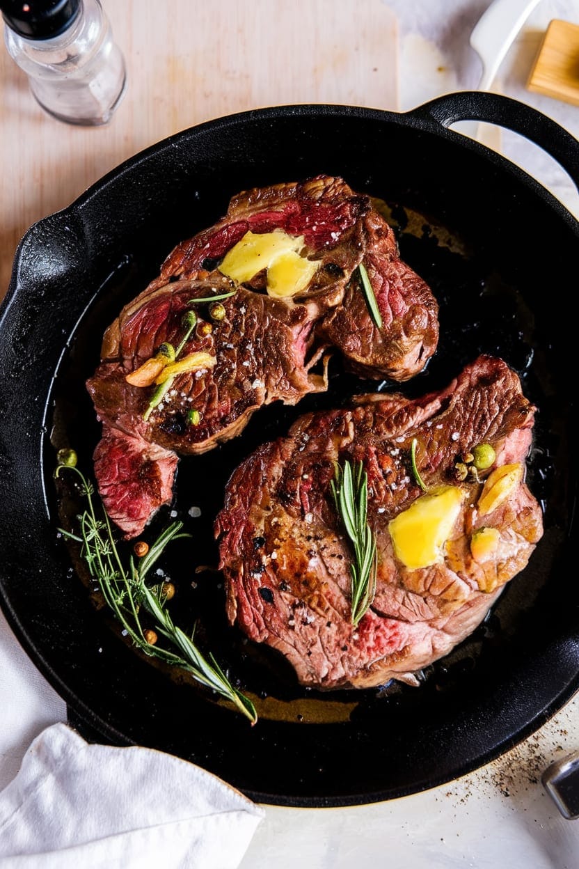 Pan-Seared Ribeye