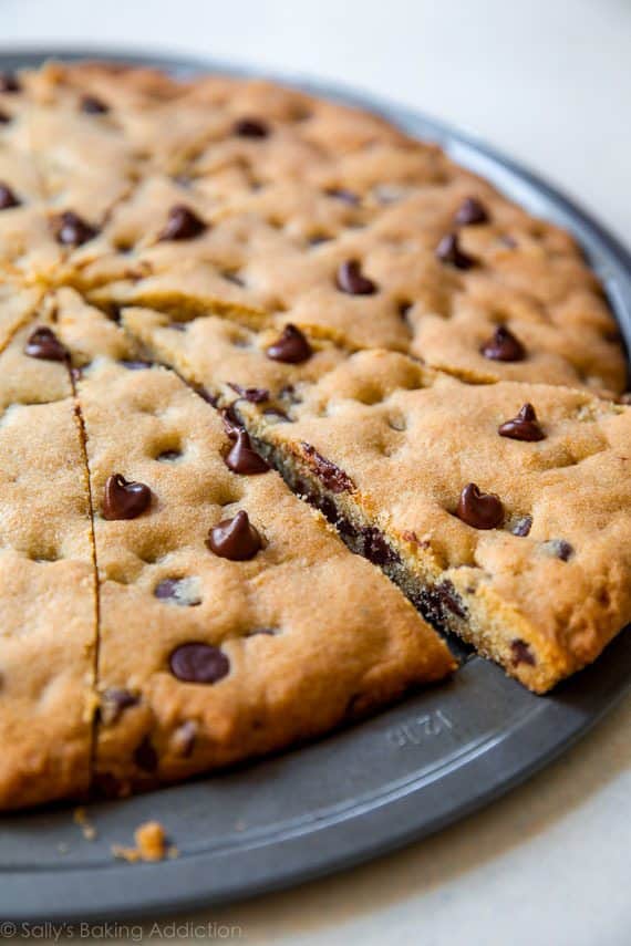 Chocolate Chip Cookie Pizza Recipe