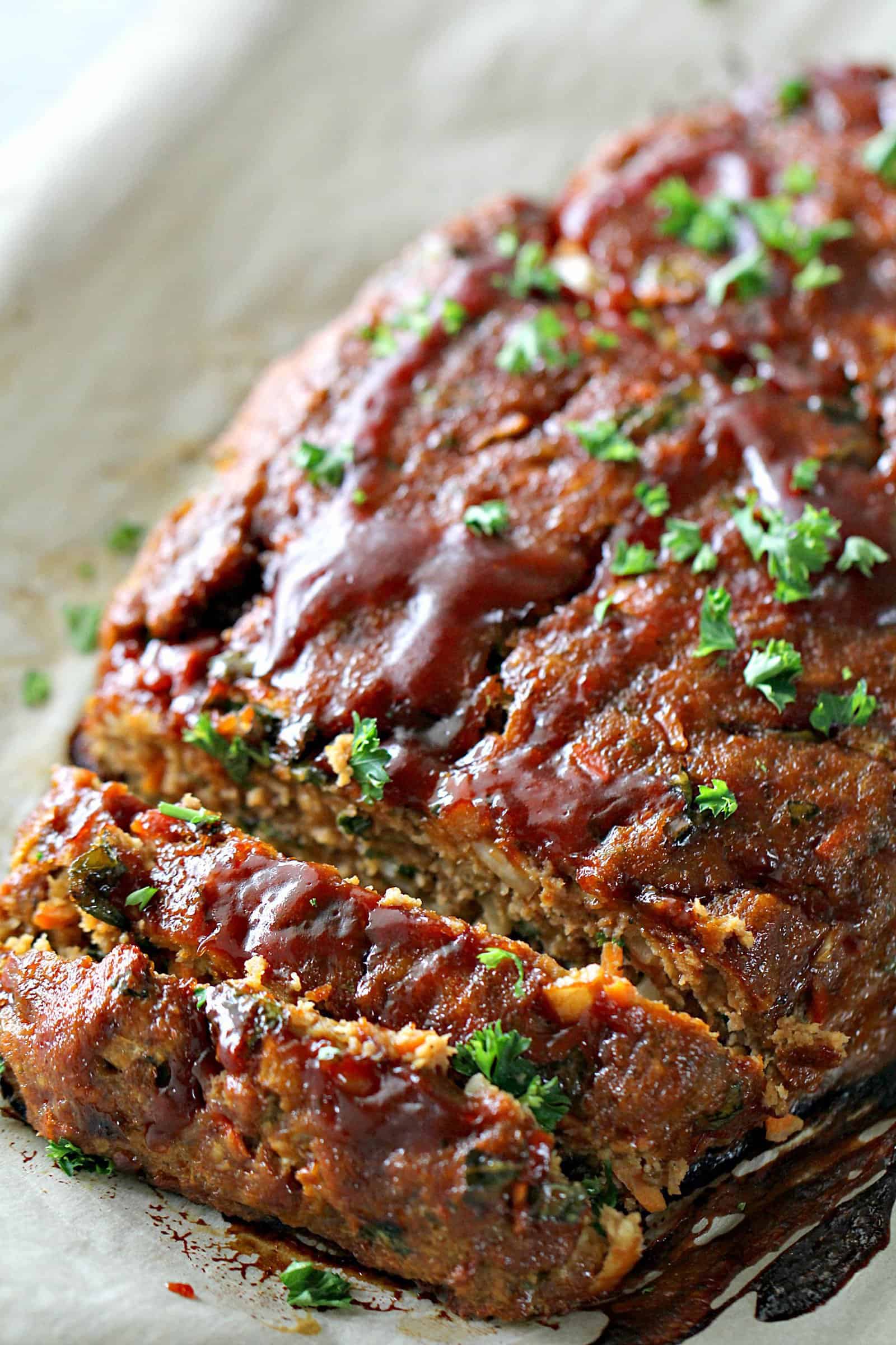 Turkey Meatloaf with a Healthy Glaze Recipe