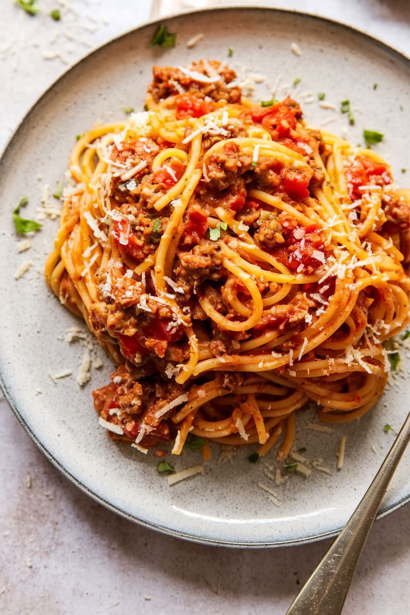 Easy Pasta Bolognese