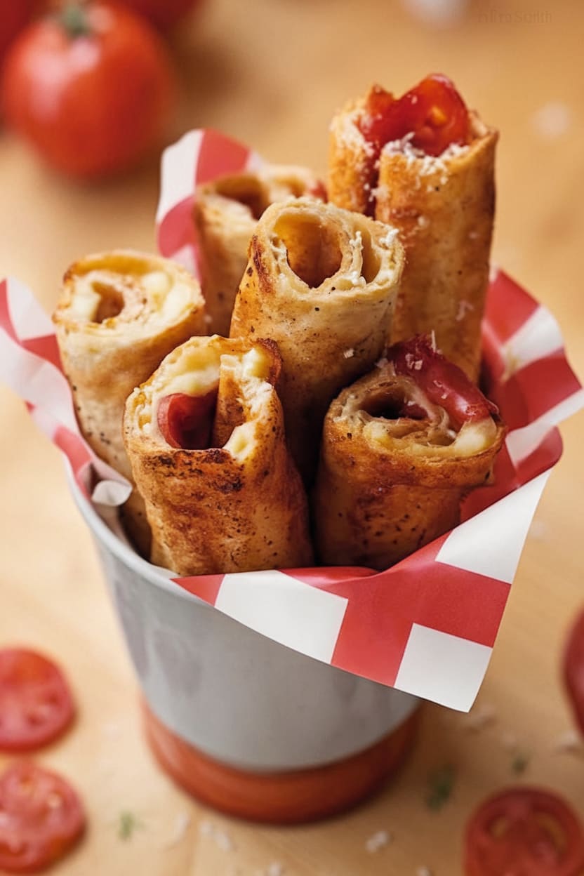 Cheesy Pizza Roll-Ups