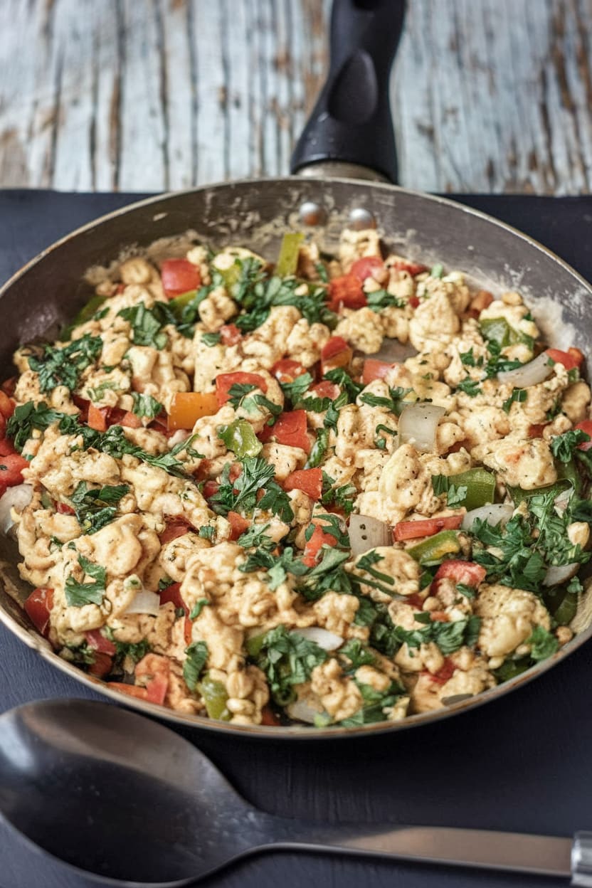 Veggie Scrambled Eggs