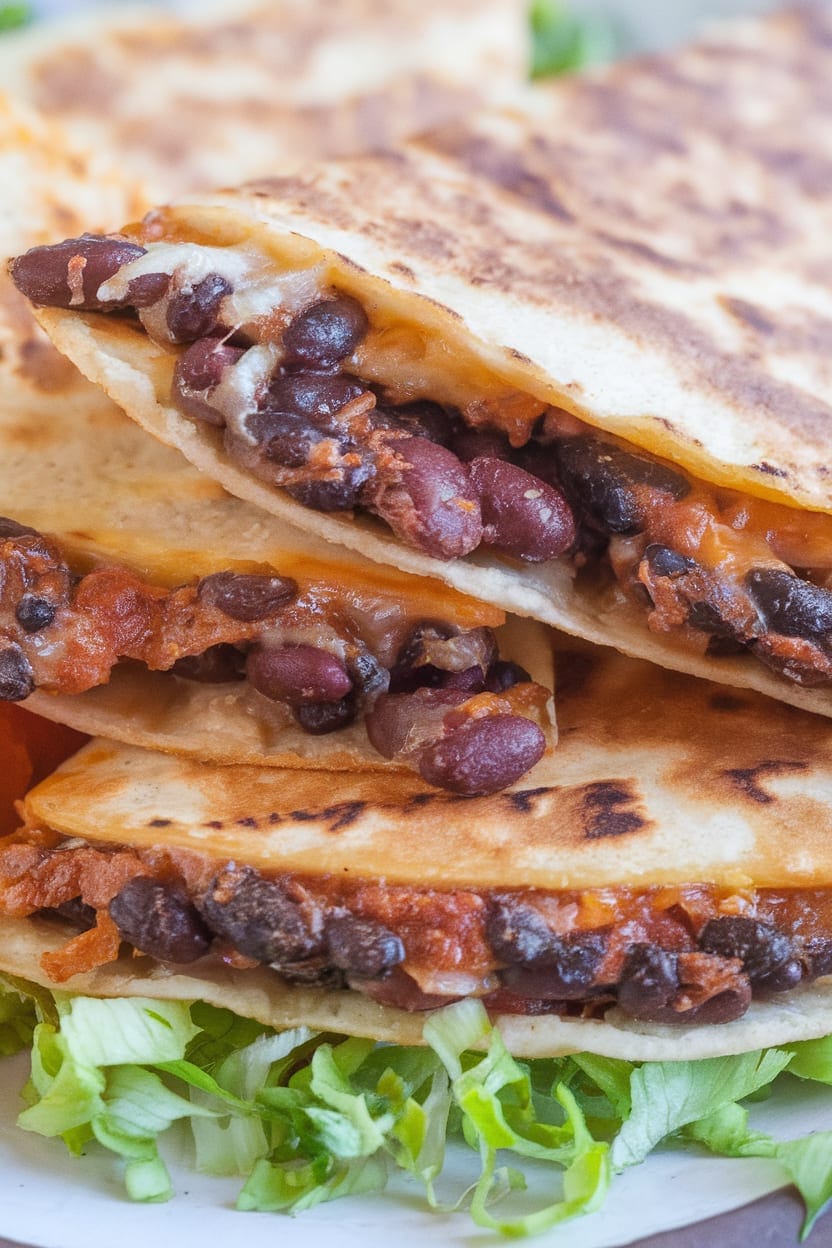 Hearty Black Bean Quesadillas