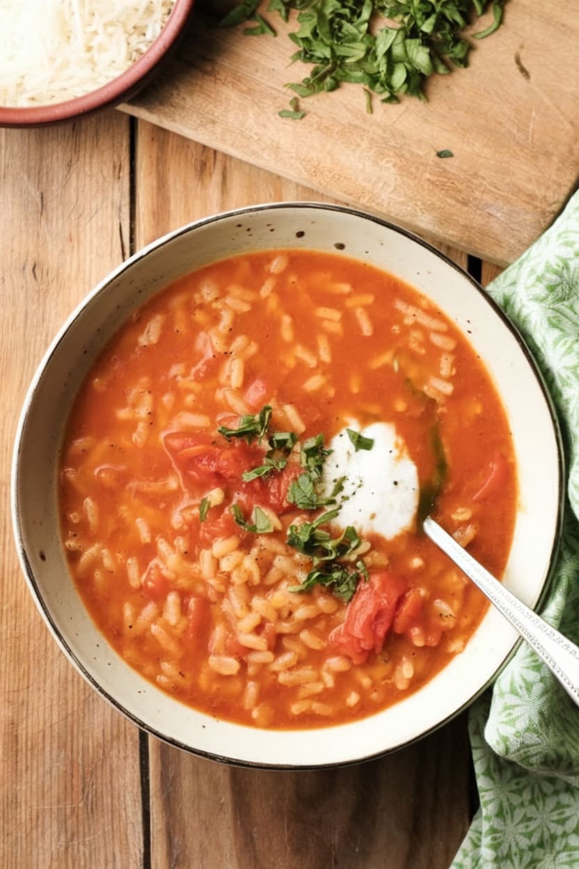 Tomato Rice Soup