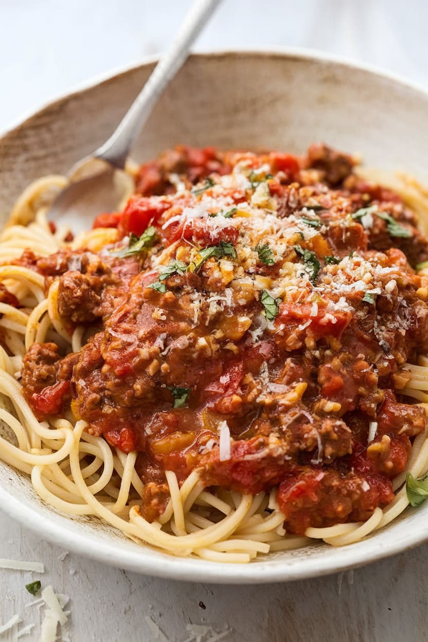 Easy Pasta Bolognese