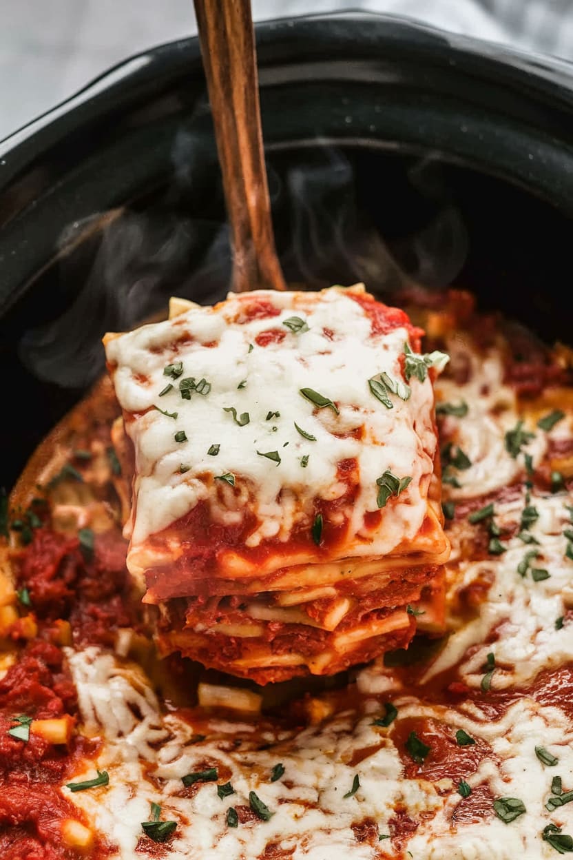 Slow Cooker Lasagna