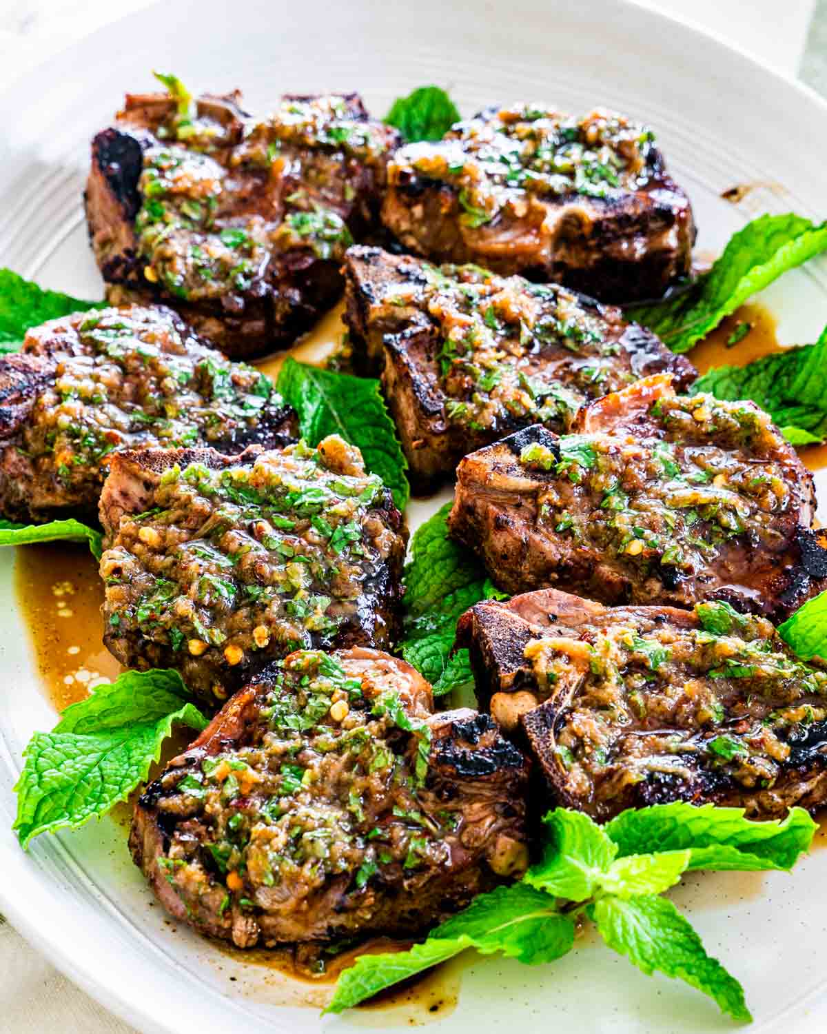 Lamb Chops with Mint Sauce Recipe