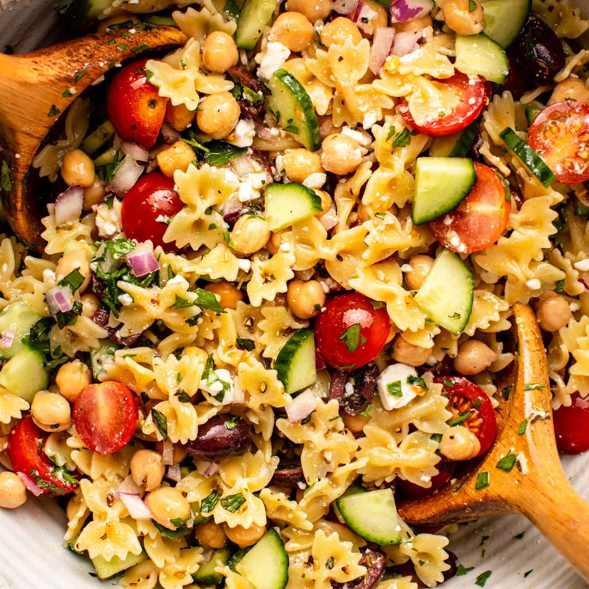 Chickpea Pasta Salad Recipe