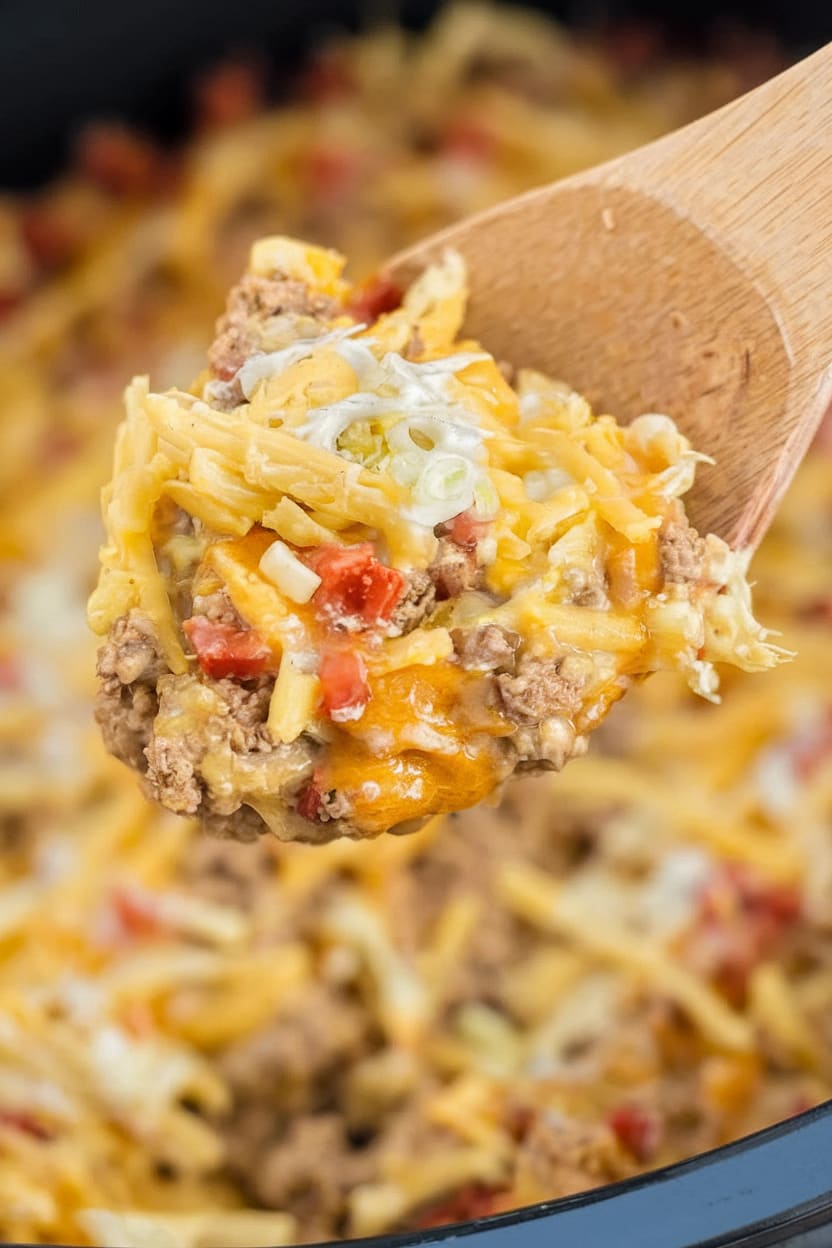 Taco Hashbrown Casserole