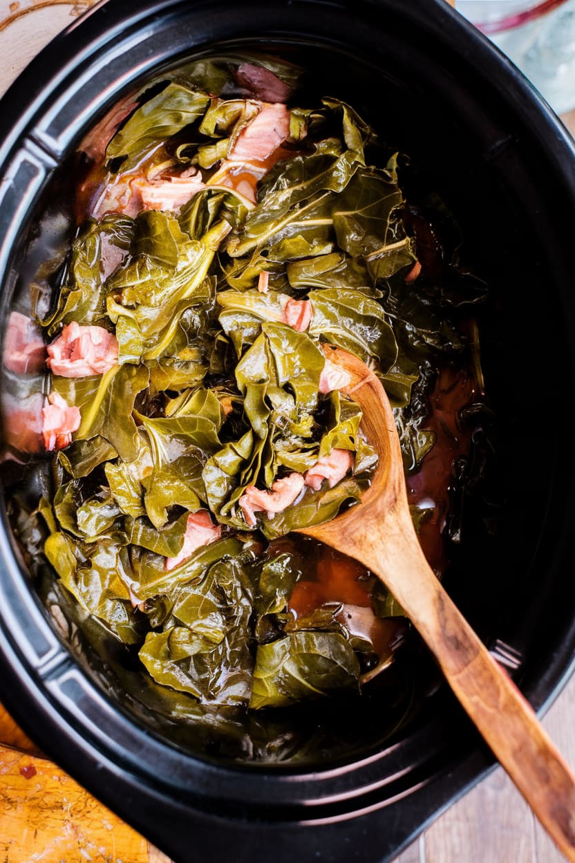 Slow Cooker Collard Greens