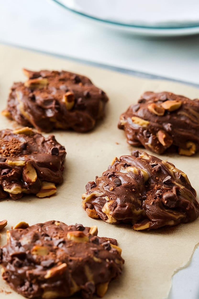 No-Bake Chocolate Peanut Butter Cookies