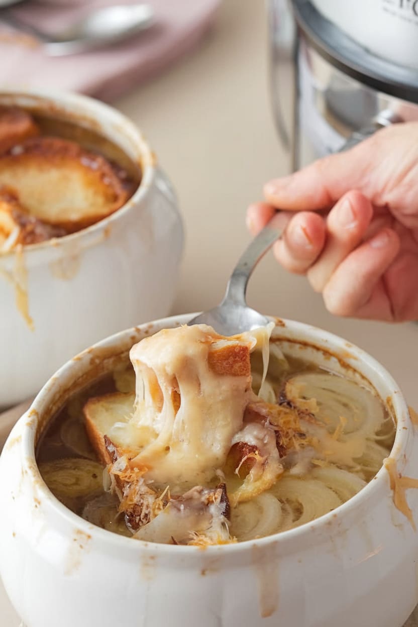 Slow Cooker French Onion Soup
