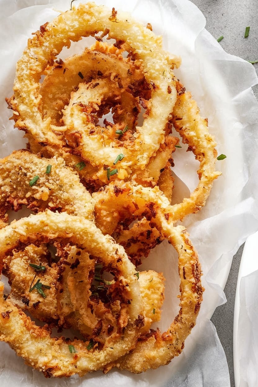Crispy Air Fryer Onion Rings