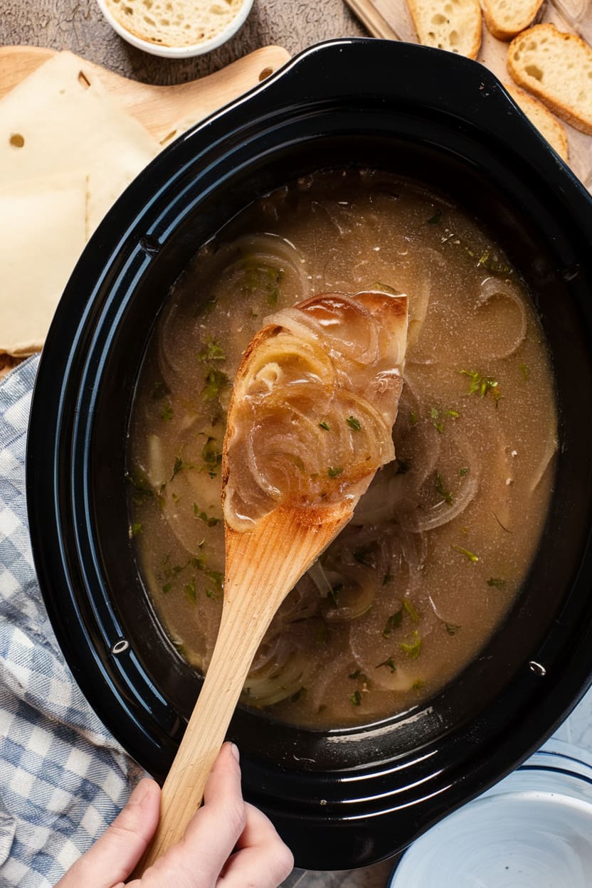 Slow Cooker French Onion Soup