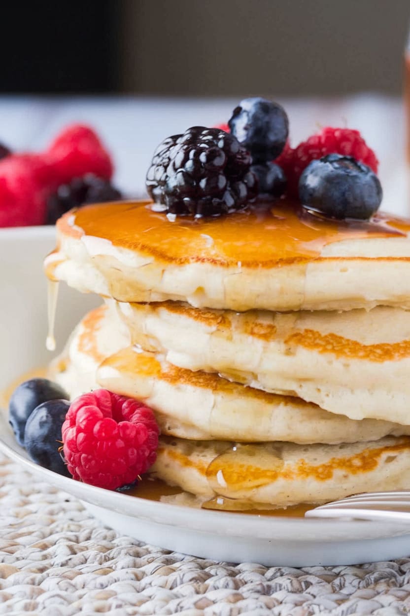 Fluffy Buttermilk Pancakes