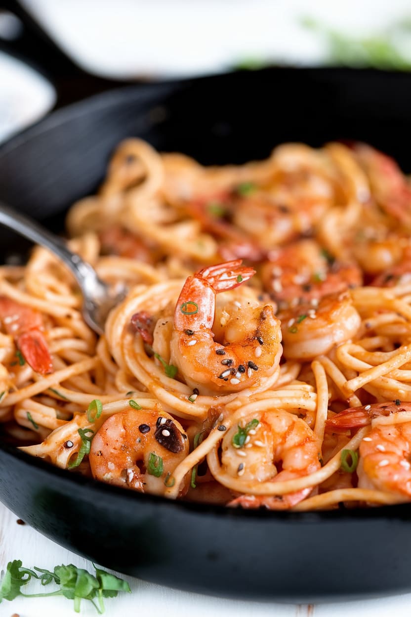Bang Bang Shrimp Pasta