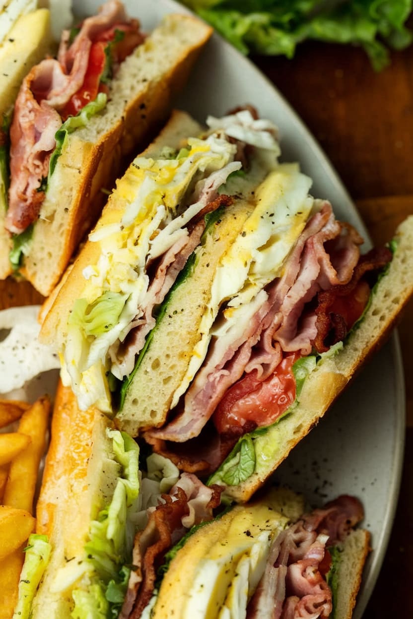 Triple-Decker Club Sandwich
