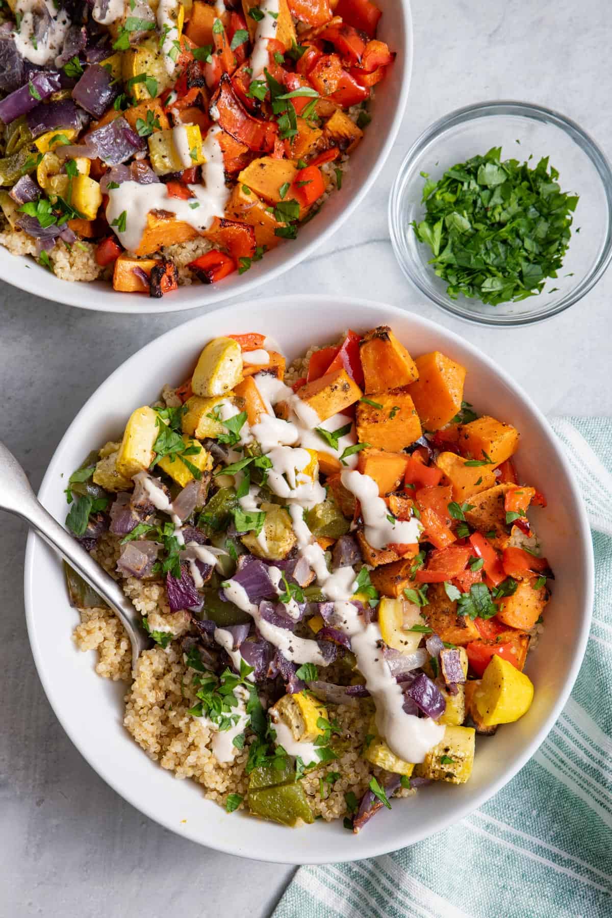 Roasted Vegetable Quinoa Bowl Recipe