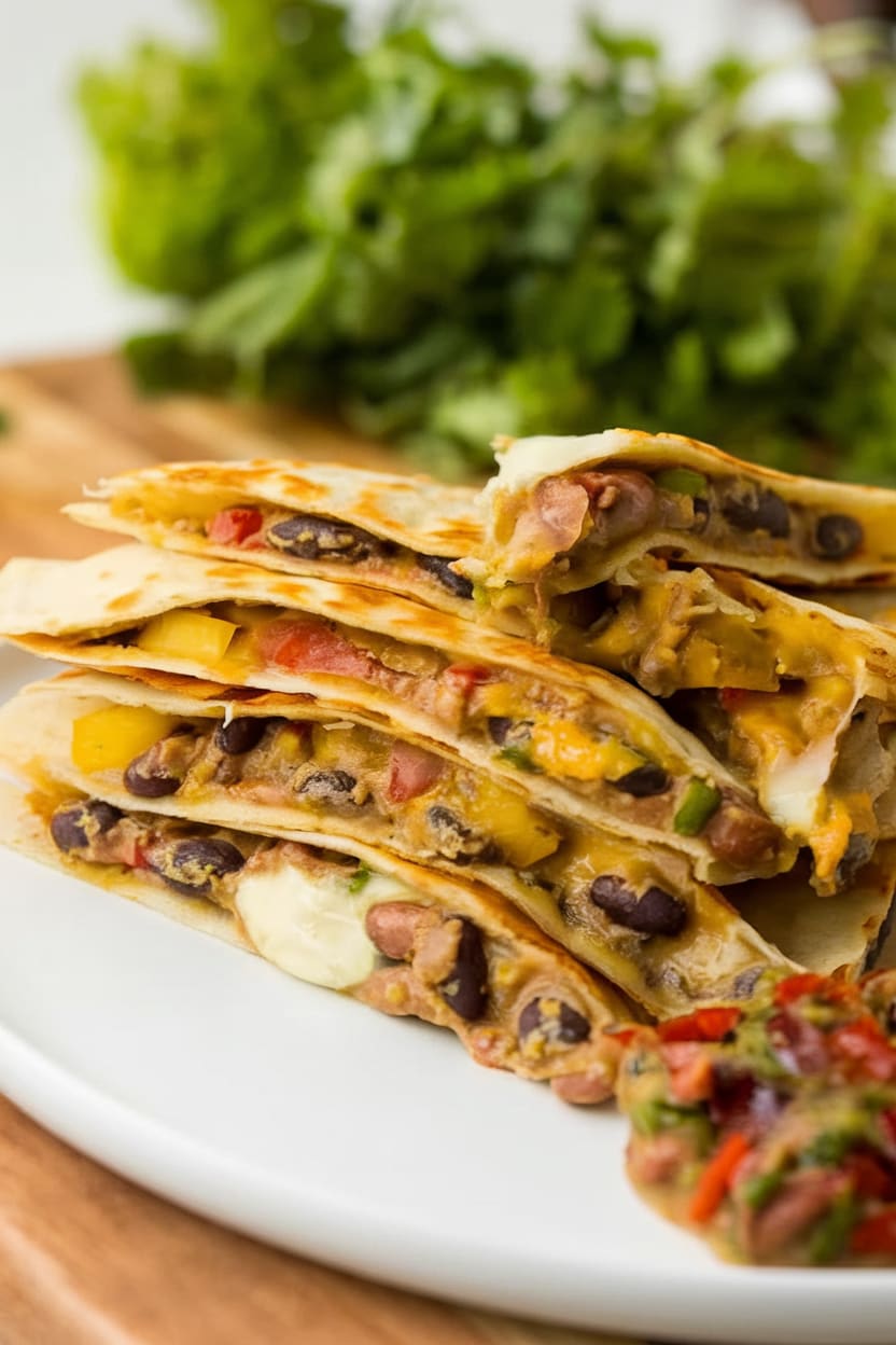Hearty Black Bean Quesadillas