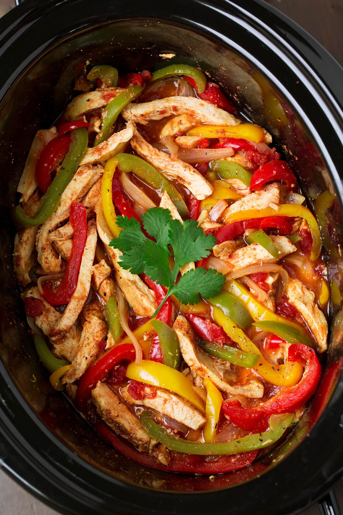 Slow Cooker Chicken Fajitas Recipe