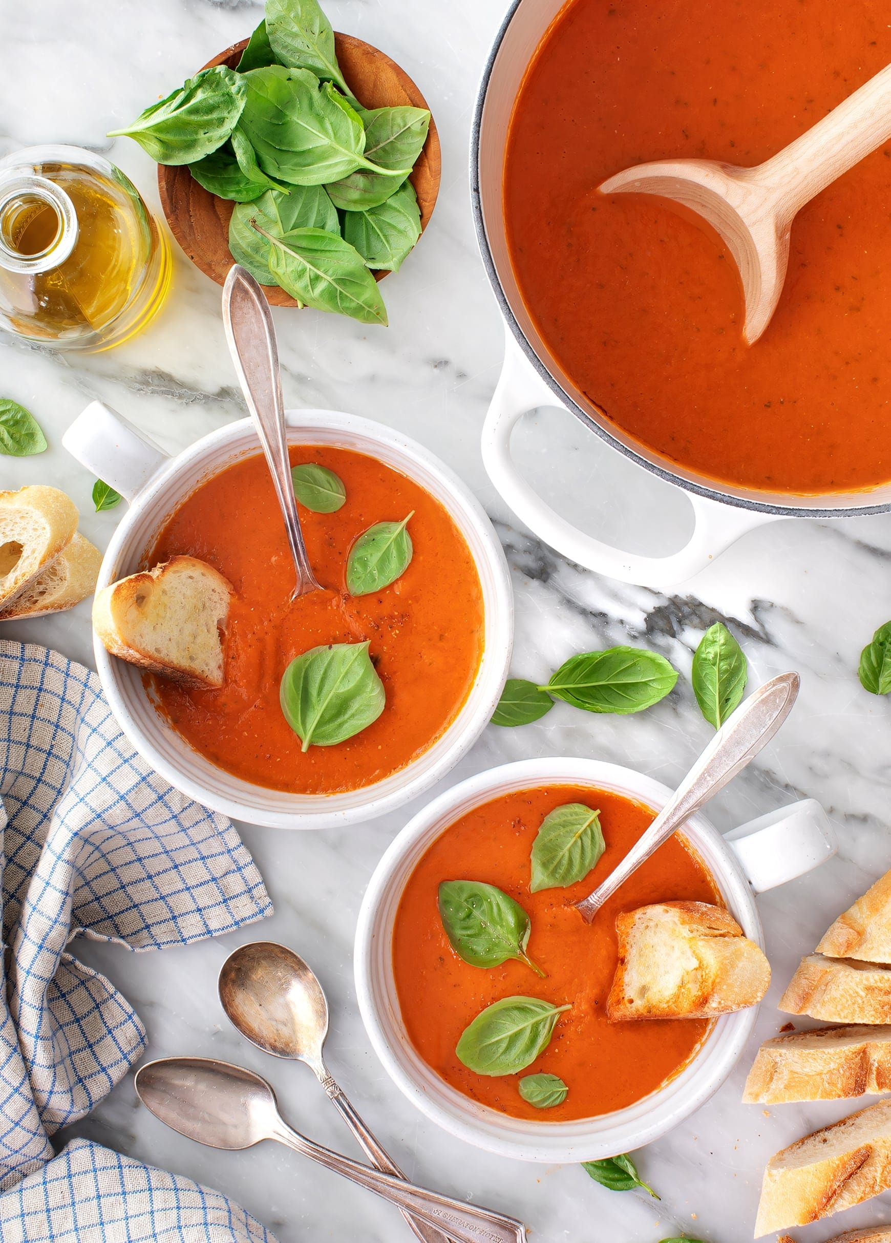 Tomato and Basil Soup Recipe