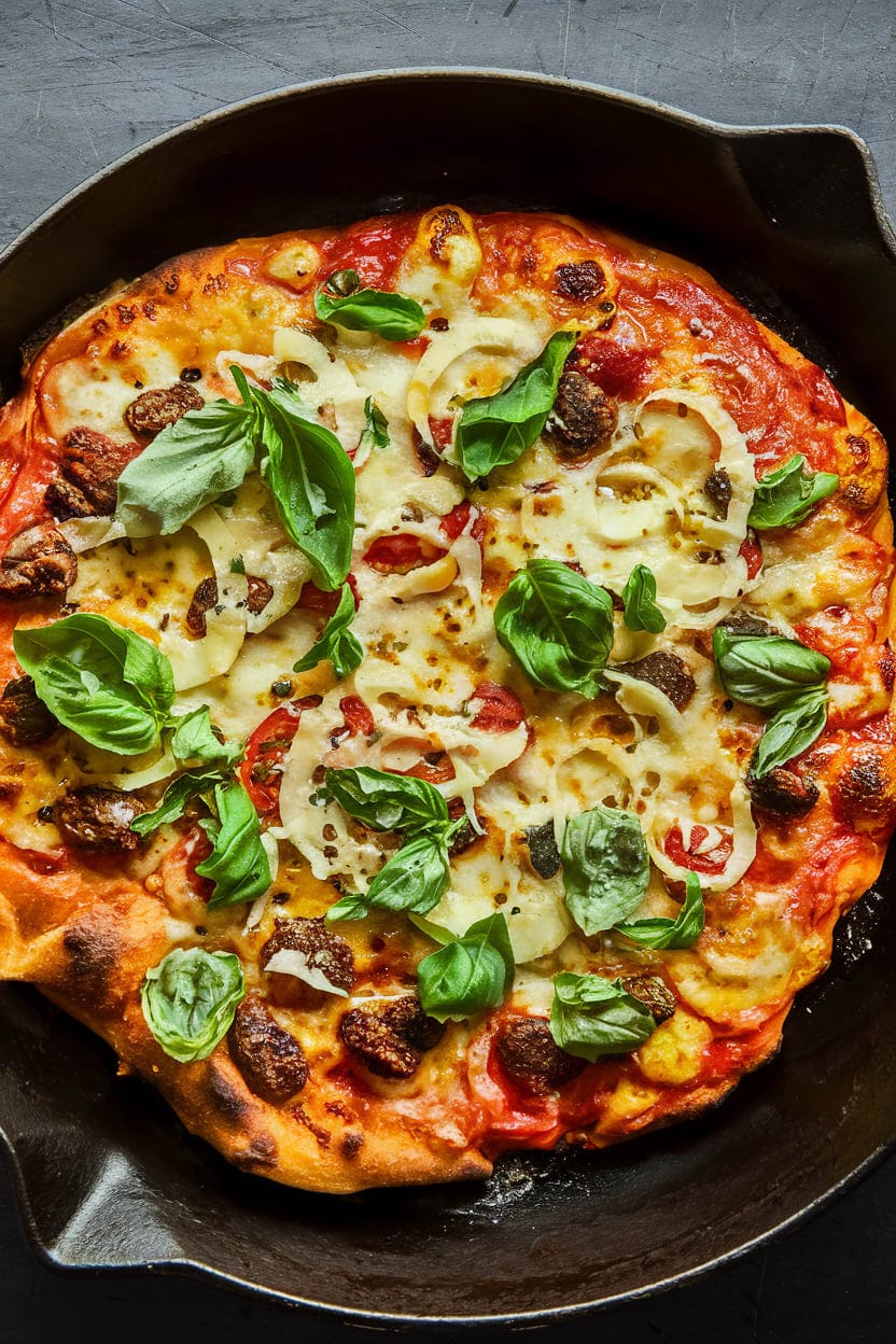 Cast Iron Skillet Pizza