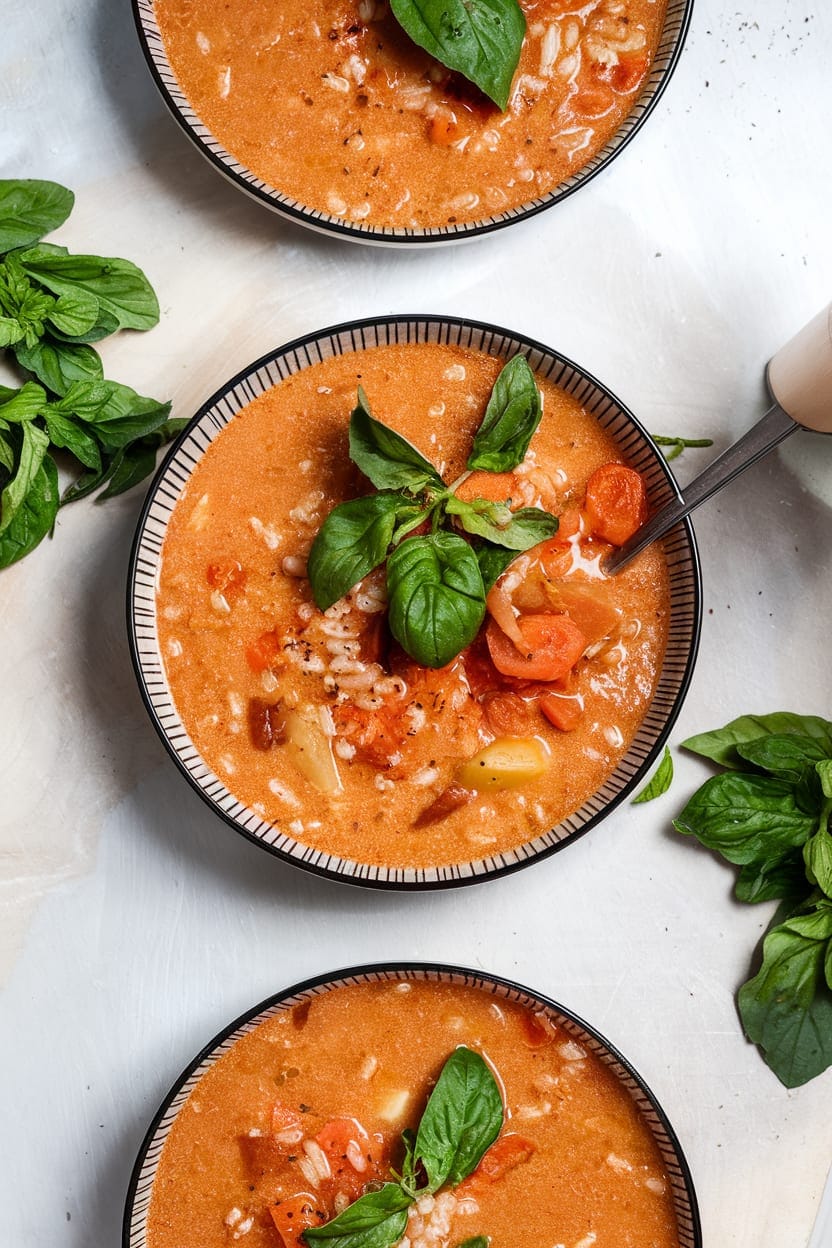 Tomato Rice Soup