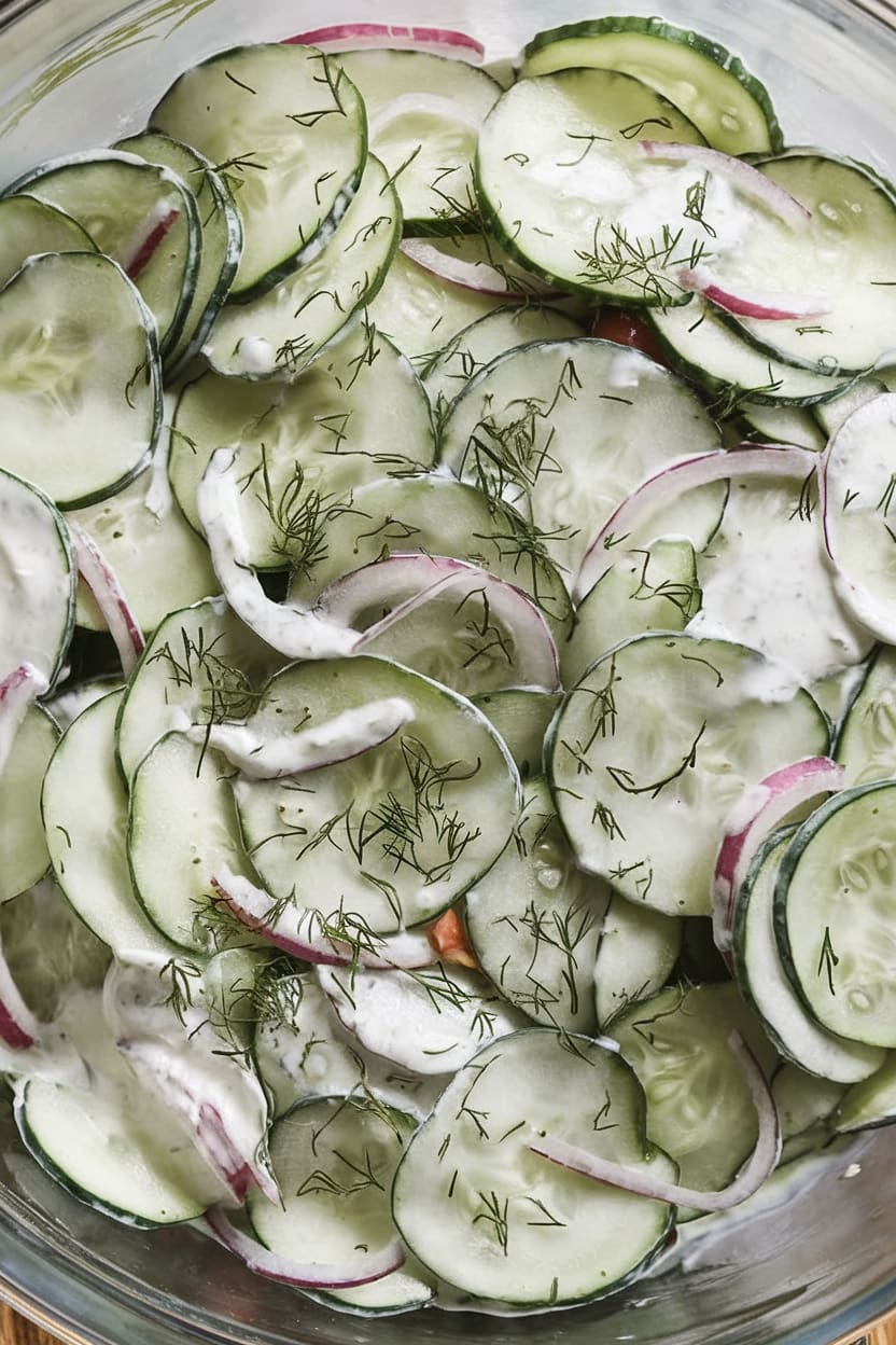 Cucumber and Onion Salad