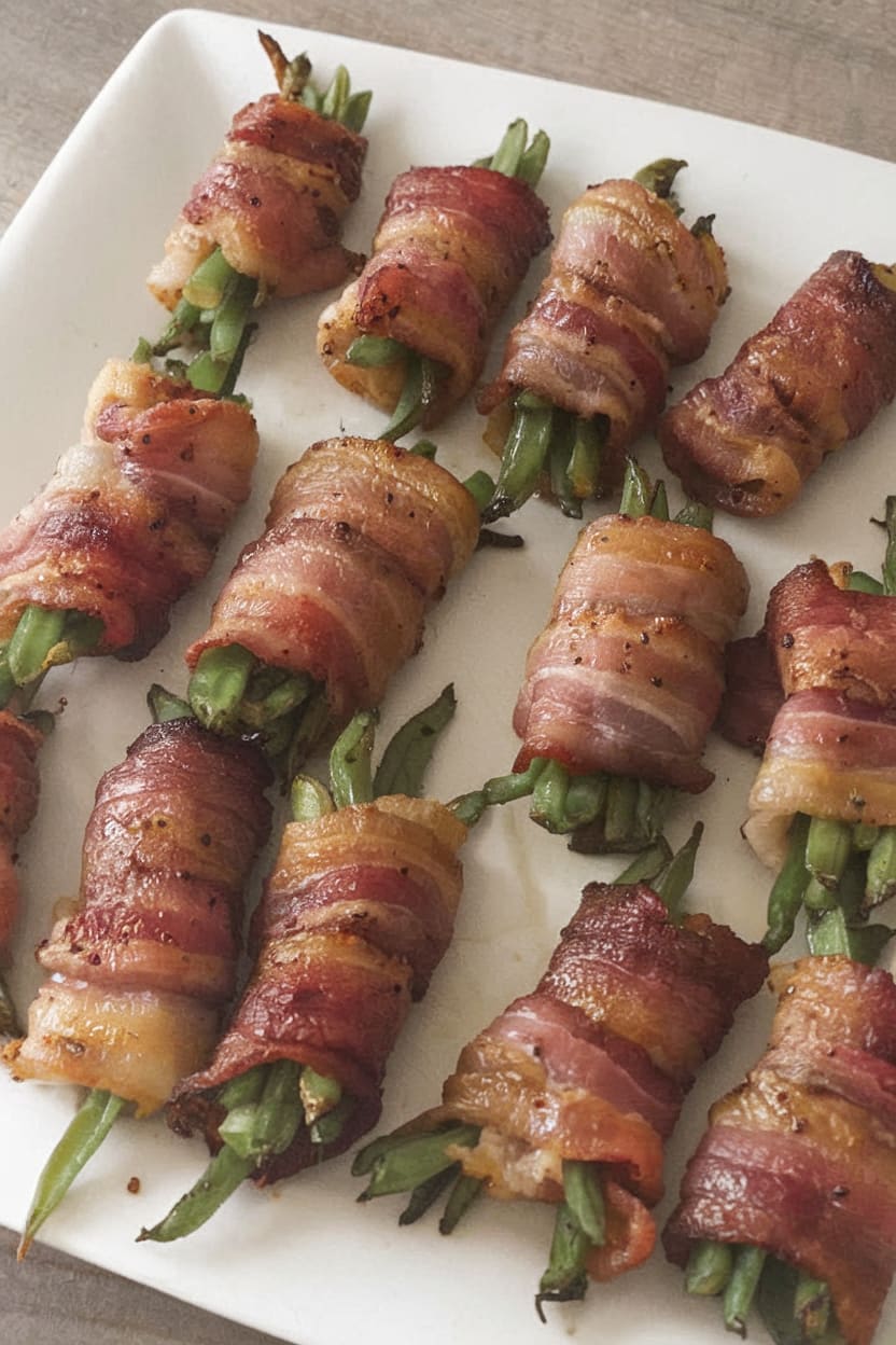 Bacon-Wrapped Green Bean Bundles